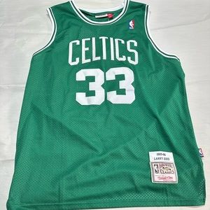 Boston Celtics 33 Bird Jersey